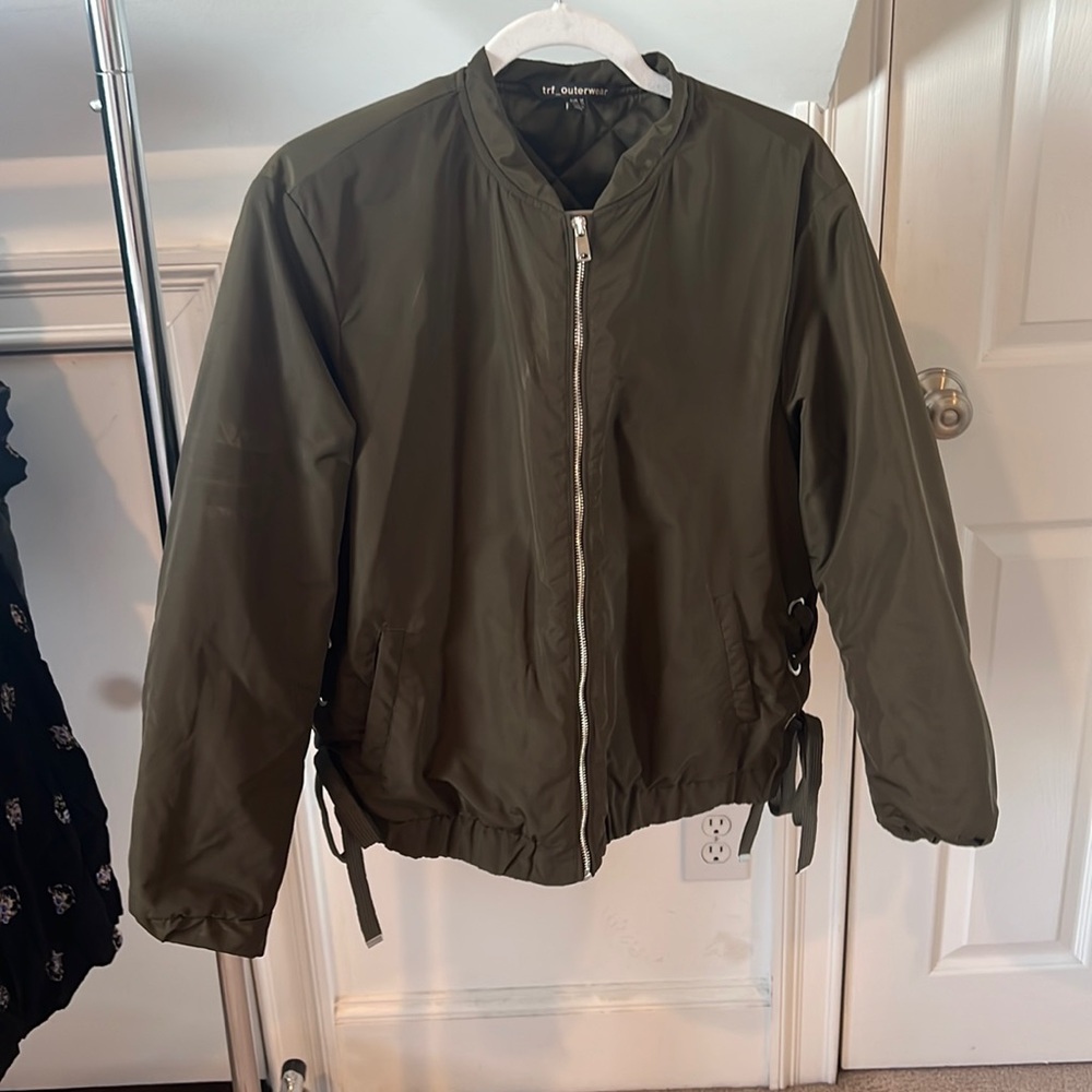 Army green bomber jacket size medium